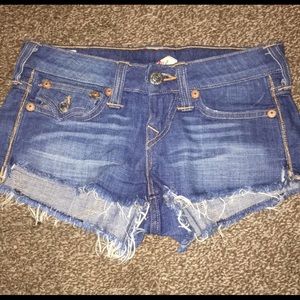 True Religion shorts size 24